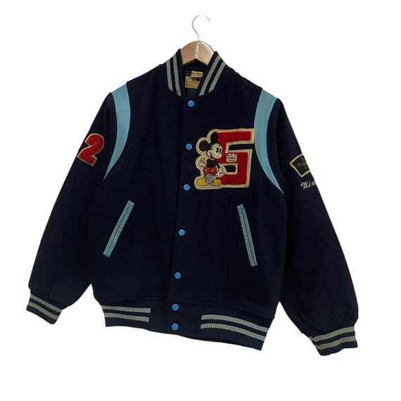 Pick !! Vintage Mickey Mouse Disney Bomber Varsit… - image 3