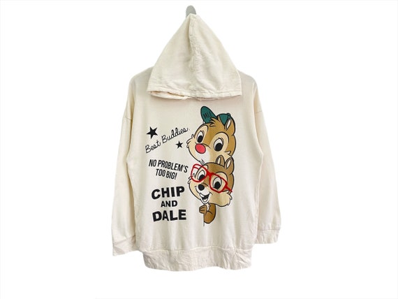 PICK!! Vintage Disney CHIP N DALE Hoodie Chip N D… - image 1