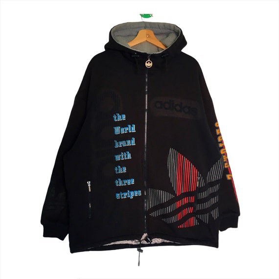 PICK!!! Vintage Adidas Hoodie Pullover Adidas Swe… - image 2