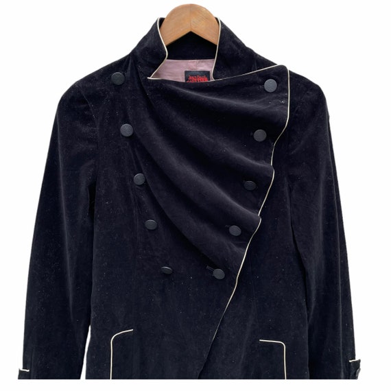 Cravate Vintage Jean Paul Gaultier 100% Soie - Motif Félin Bleu - Occasion