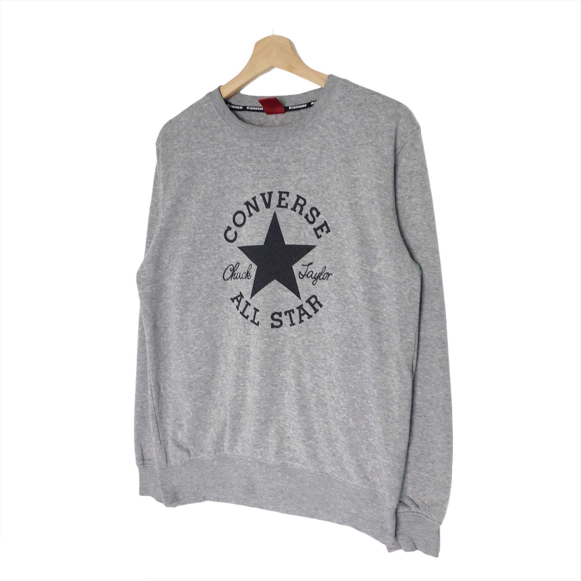 PICK Vintage Converse All Star Sweatshirt Converse All Star Crewneck Sweater  Pullover Converse Chuck Taylor Big Logo Spellout Size L - Etsy | Sweatshirts