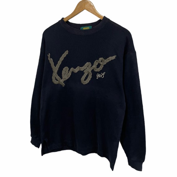 PICK!! Vintage Kenzo Sweater Japan Kenzo Big Logo… - image 2