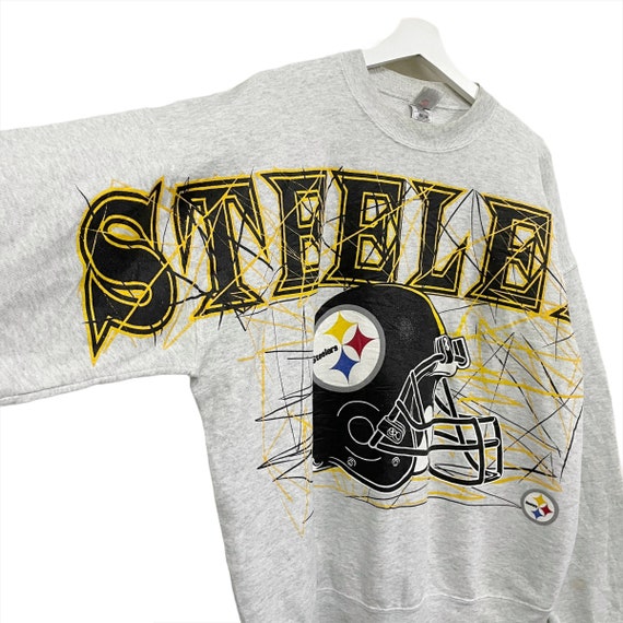Pick !! Vintage 90s Pittsburgh Steelers Sweatshir… - image 3