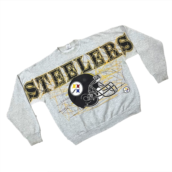 Pick !! Vintage 90s Pittsburgh Steelers Sweatshir… - image 1