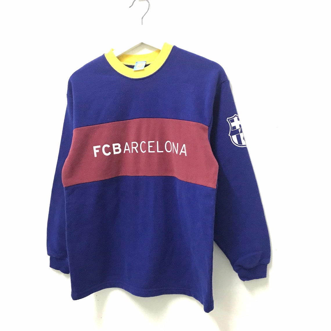 Pick Vintage Barcelona Crewneck Football Barcelona Etsy