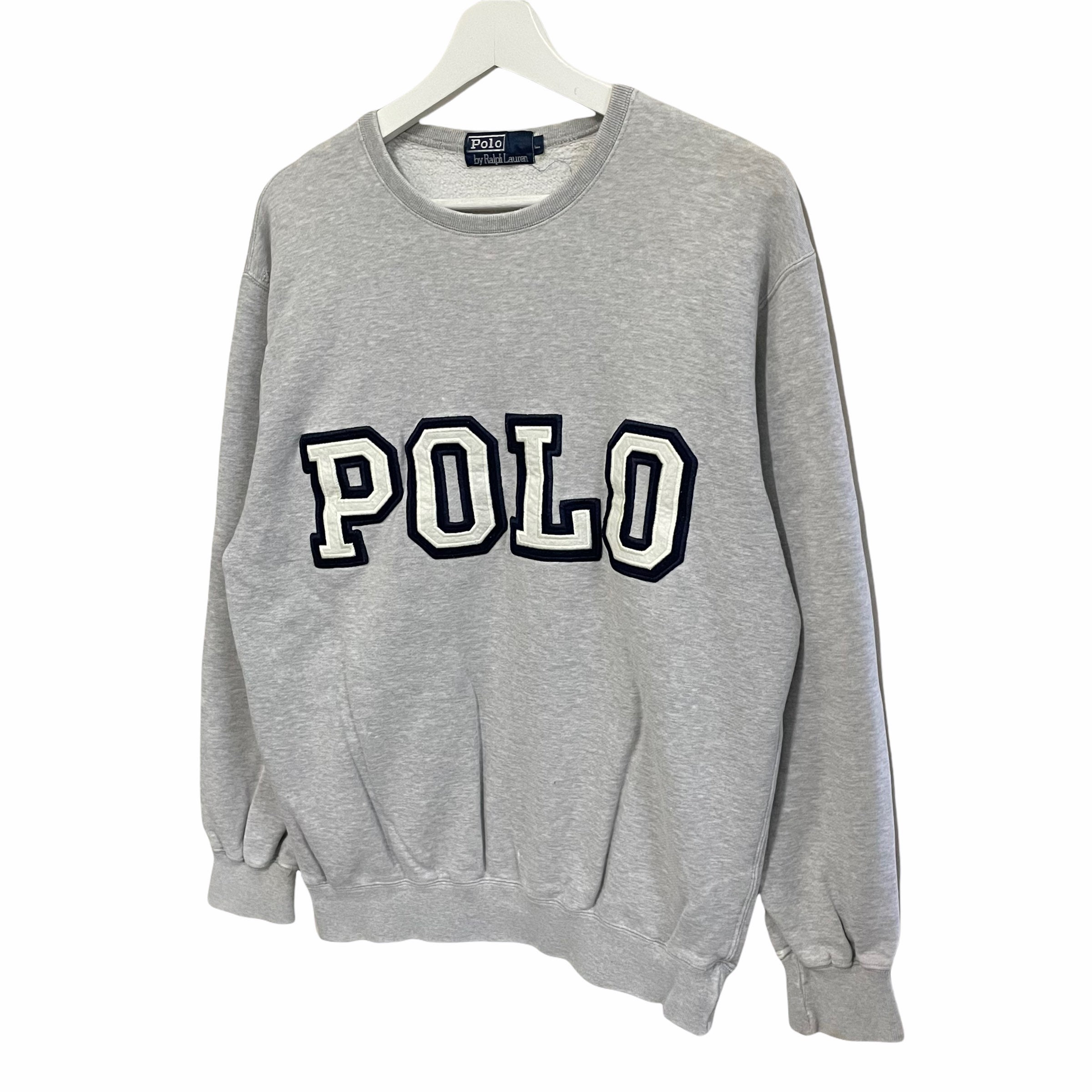 Polo by Ralph Lauren, Shirts, Polo Ralph Lauren Multicolor Monogram Logo Hooded  Sweatshirt