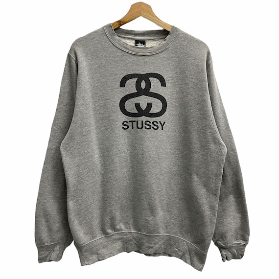 PICK Vintage Stussy Crewneck Sweater Stussy Big Logo - Etsy 日本