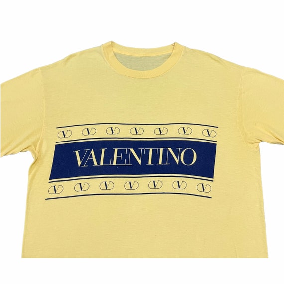 Pick !! Vintage Valentino Crewneck Big Logo Spell… - image 2