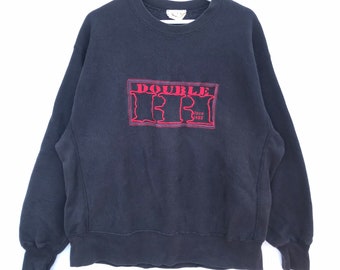 Pick ! Vintage 80s Brooklyn Head Hunters  Rap Hip Hop Crewneck Embroidered Logo Rare Find Sweatshirt Size XL