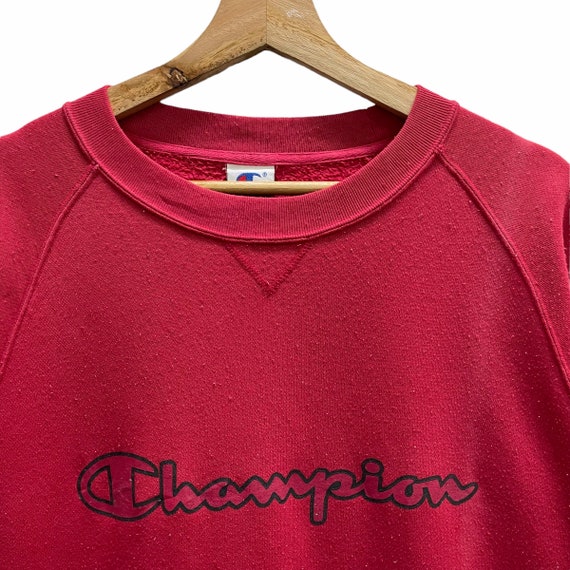 PICK!! Vintage Champion Crewneck Pullover Champio… - image 2