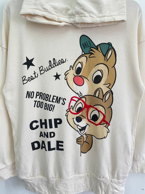 PICK!! Vintage Disney CHIP N DALE Hoodie Chip N D… - image 2