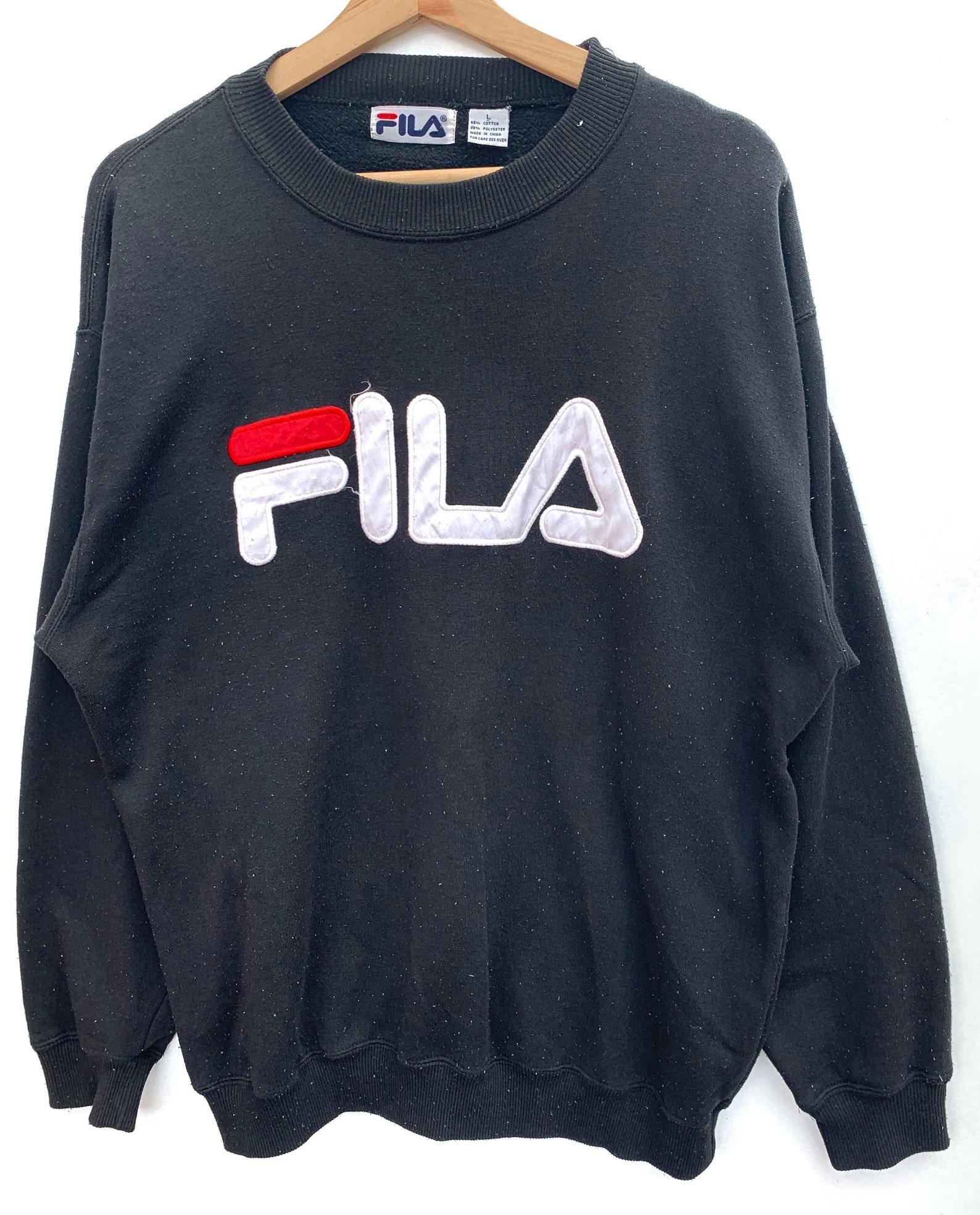 PICK Vintage Fila Crewneck Sweater Fila Big Logo Embroided Fila ...