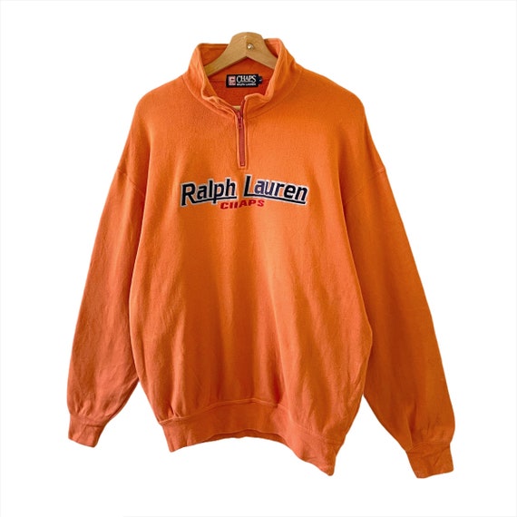Chaps half zip sweater clearance