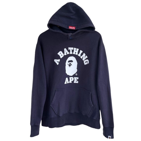 Light blue BAPE HOODIE (AUTHENTIC) size XXL