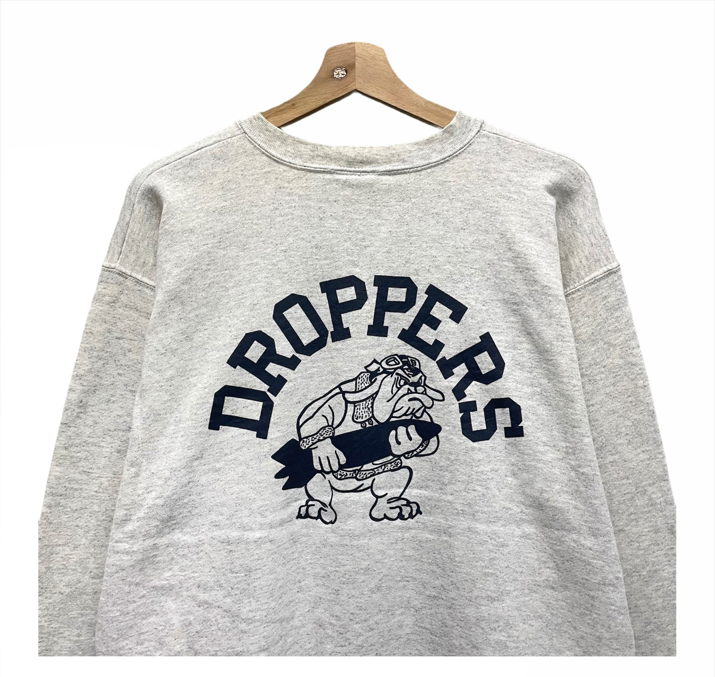 PICK Vintage 90s Dropper Bomb Bulldog Sweatshirt Made in USA - Etsy