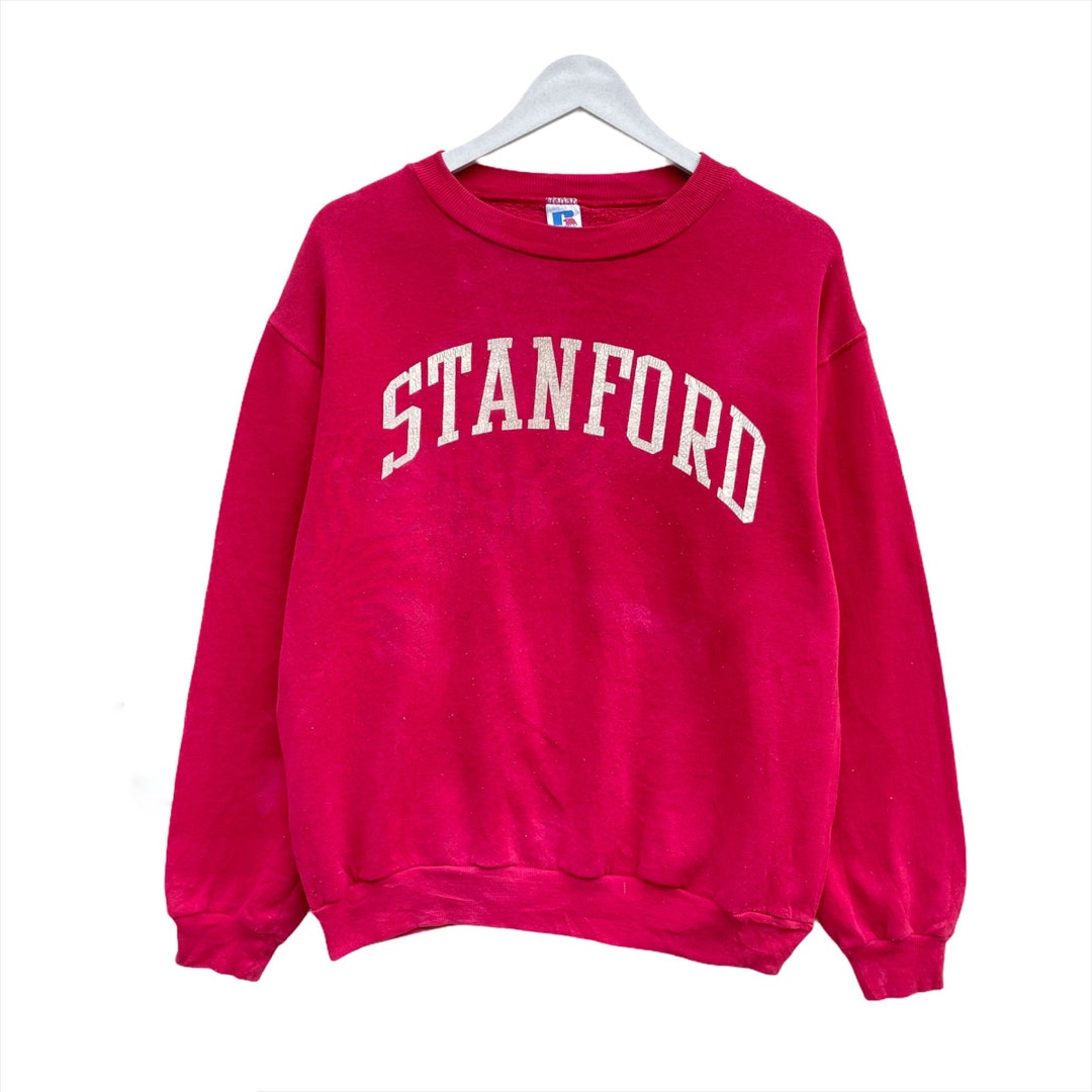 PICK Vintage University Stanford Crewneck Pullover Stanford Sweater Big ...