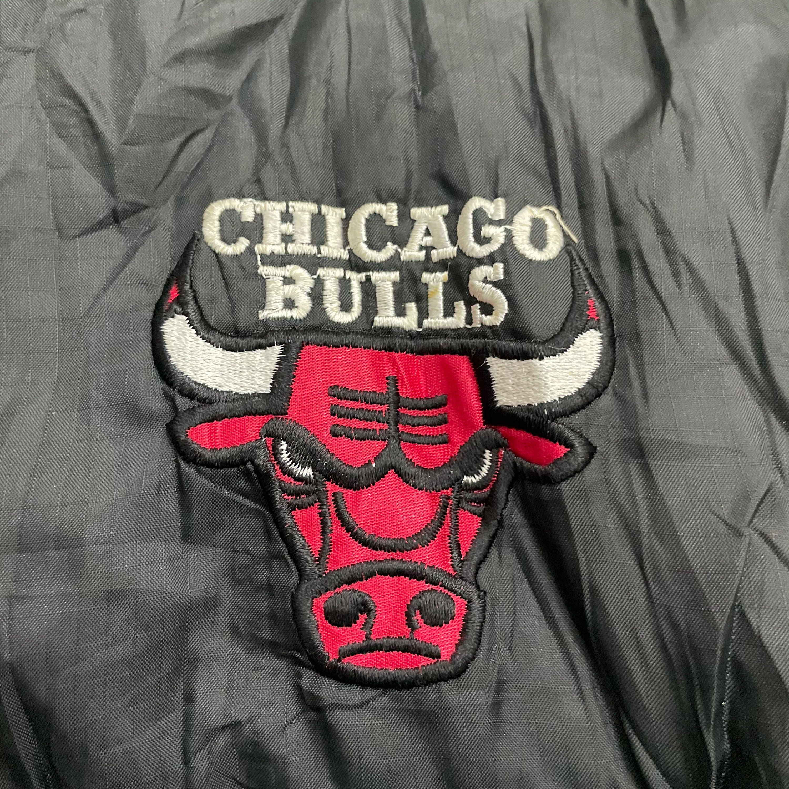 Vintage Proplayer Chicago Bulls Pullover Half Zip Jacket NBA 