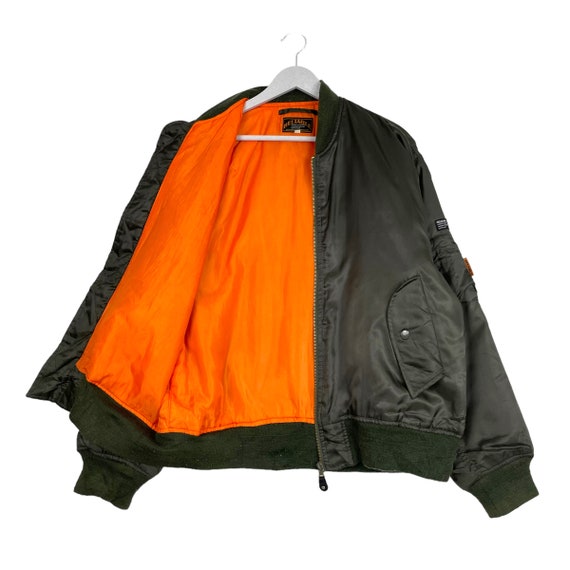 Pick !!! Vintage Ma1 Flight Riot Bomber Jacket St… - image 8