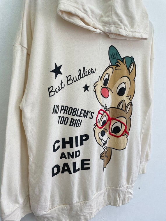 PICK!! Vintage Disney CHIP N DALE Hoodie Chip N D… - image 4