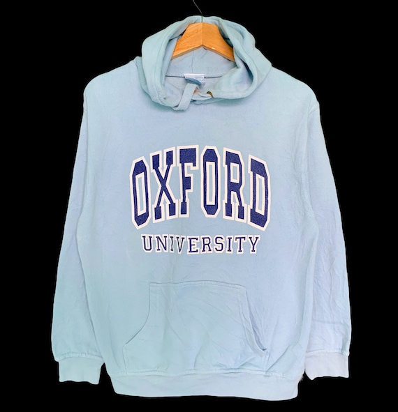 PICK!! Vintage 90s Oxford University Baby Blue Hoo