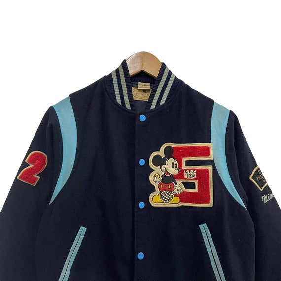 Pick !! Vintage Mickey Mouse Disney Bomber Varsit… - image 4