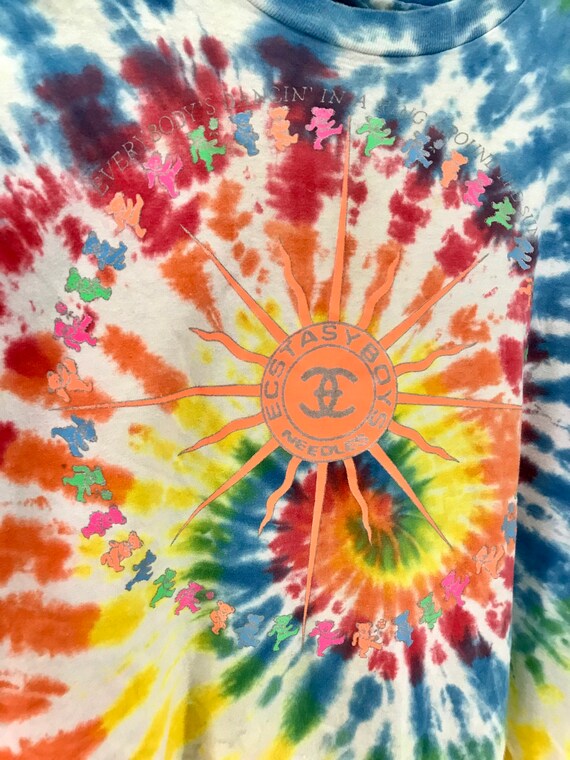 Rare !!! Vintage Needles Sport Tie Dye Ecstasy Bo… - image 4