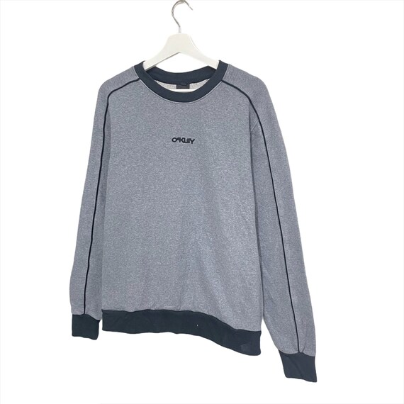 PICK Oakley Sweater Crewneck Wear Small Logo Spellout Surf Wear