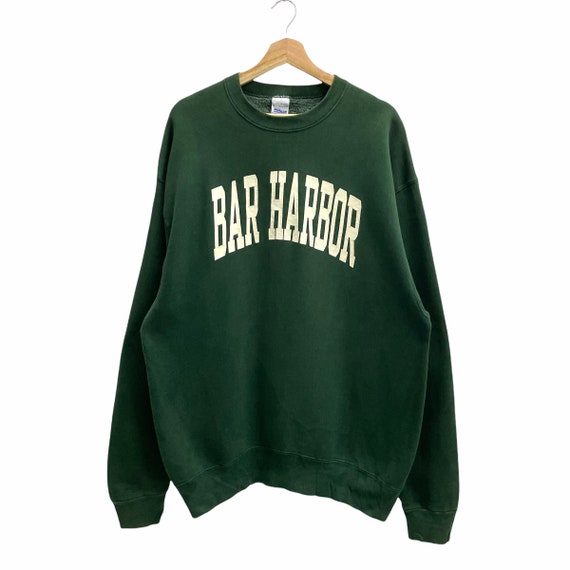 PICK!! Vintage 90s Bar Harbor Crewneck Sweatshirt… - image 1