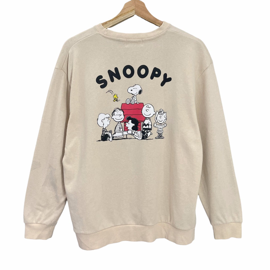 PICK Vintage Peanuts Snoopy Sweatshirt Snoopy Crewneck Pullover Snoopy ...