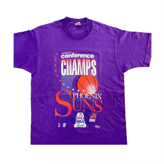 PICK!!Vintage 90s NBA Phoenix Suns Tshirt Made in… - image 4