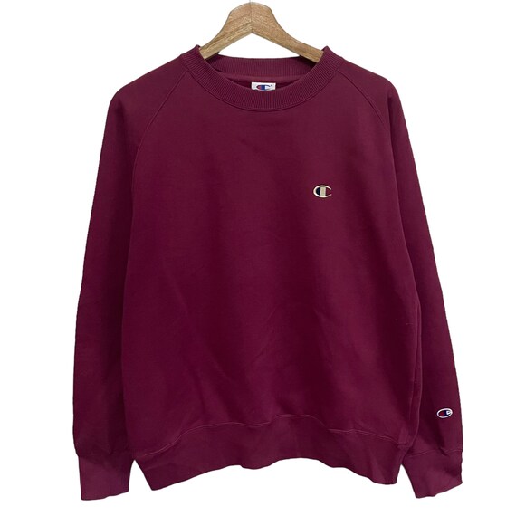 Champion sweater maroon top
