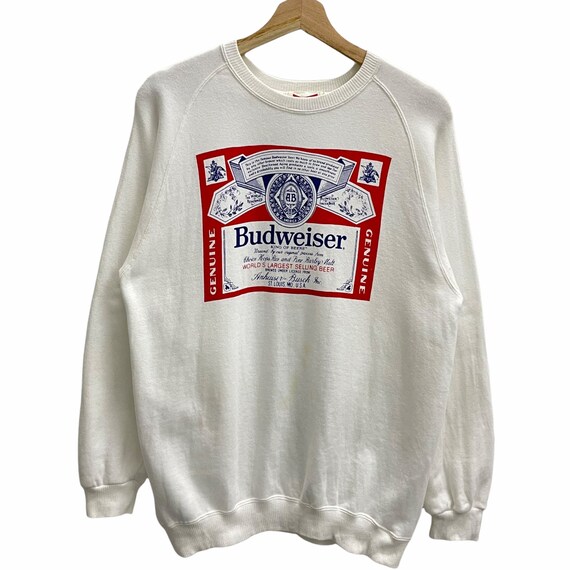 Vintage budweiser sweatshirt Clearance