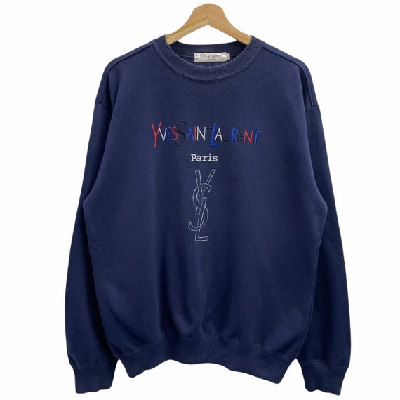 Ysl crewneck hotsell sweatshirt