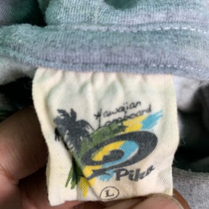 PICK Vintage Hawaii Aloha Hoodie Hawaii Aloha Hoodie Pullover Hawaii Aloha Big Image Spellout Surf Hoodie Size L image 9