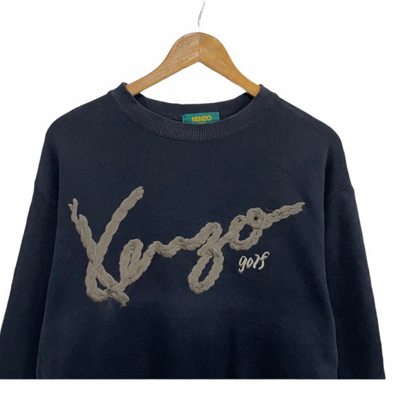 PICK!! Vintage Kenzo Sweater Japan Kenzo Big Logo… - image 3