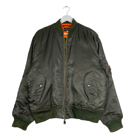 Pick !!! Vintage Ma1 Flight Riot Bomber Jacket St… - image 1