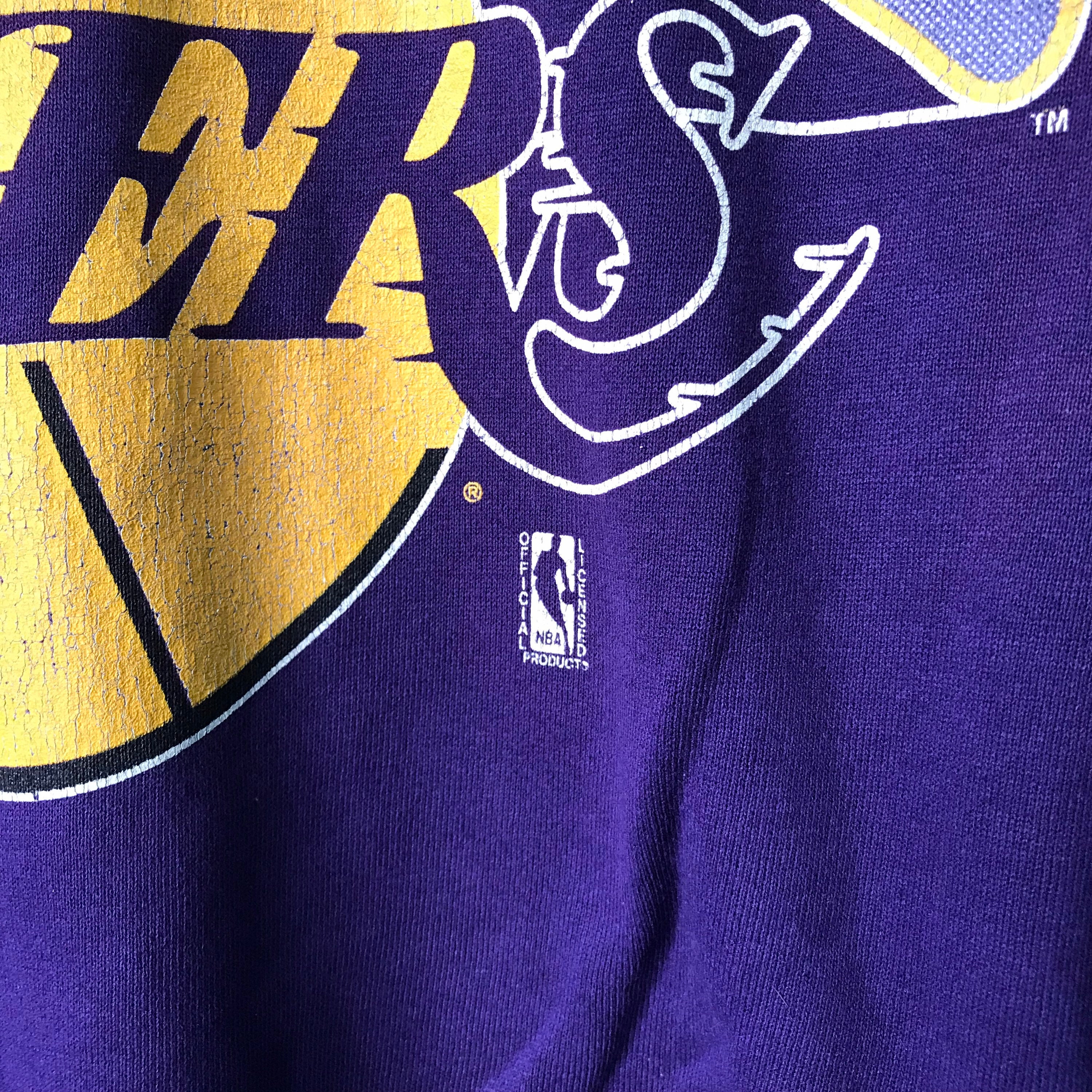 Vintage 90s LA Lakers Sweatshirt Pullover Jumper Los Angeles -  Denmark