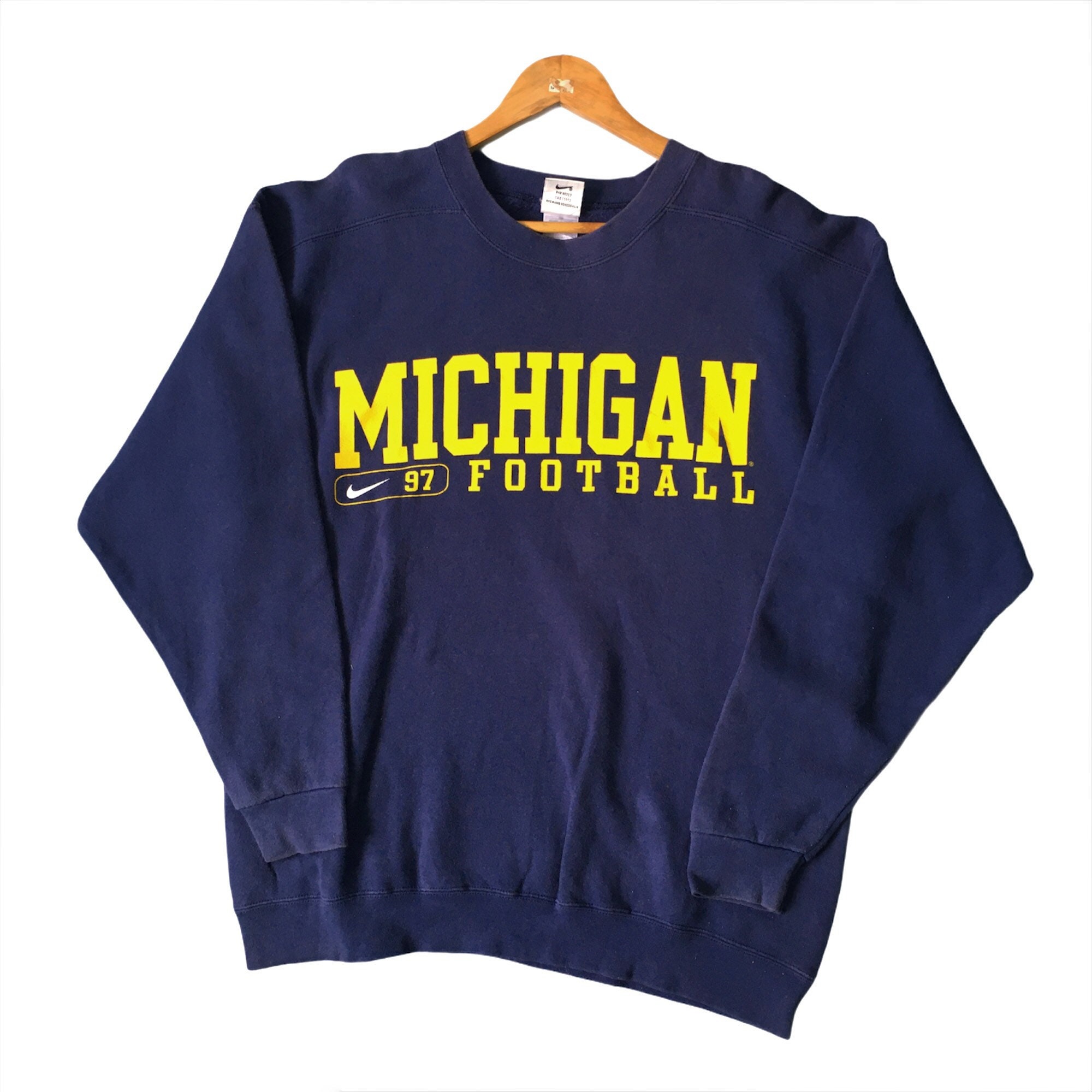 PICK Vintage 90s Nike Michigan Sweatshirt Crewneck Michigan - Etsy