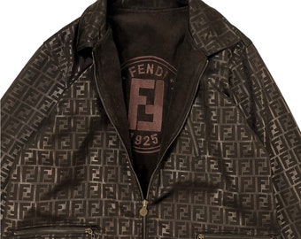 Pick Vintage Fendi Zucca Monogram Jacket Fendi Karl -  Denmark