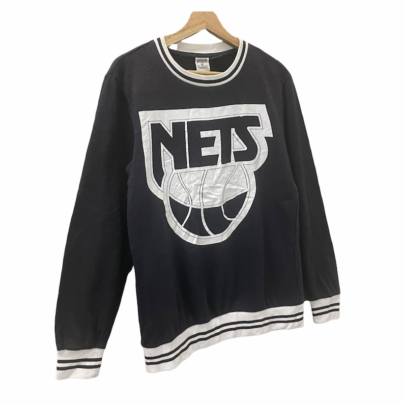 PICK Vintage NBA Brooklyn Nets Sweatshirt Basketball Etsy