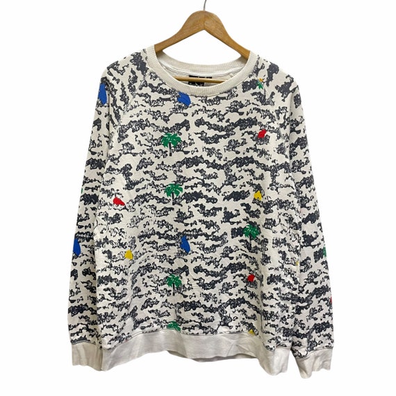 Surf Crewneck Pullover Fullprint 