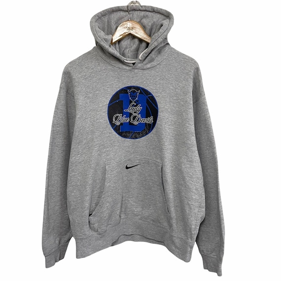 PICK!! Vintage 90s Nike Lady Blue Devil Duke Swea… - image 1