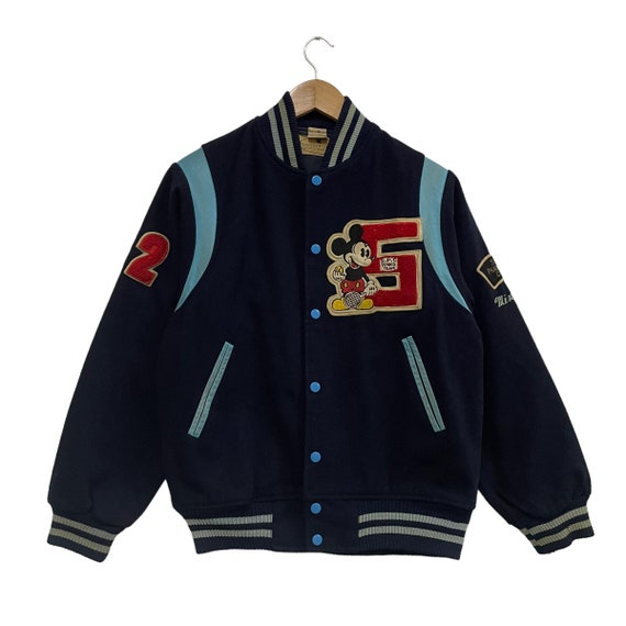 Pick !! Vintage Mickey Mouse Disney Bomber Varsit… - image 1