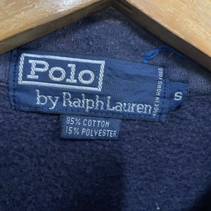 PICK Vintage Polo Sport Ralph Lauren Sweater Halfzip Big Logo Spellout ...