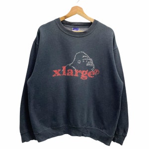 PICK Vintage Hanes Crewneck Sweater Famous Brand Hanes Big Logo 