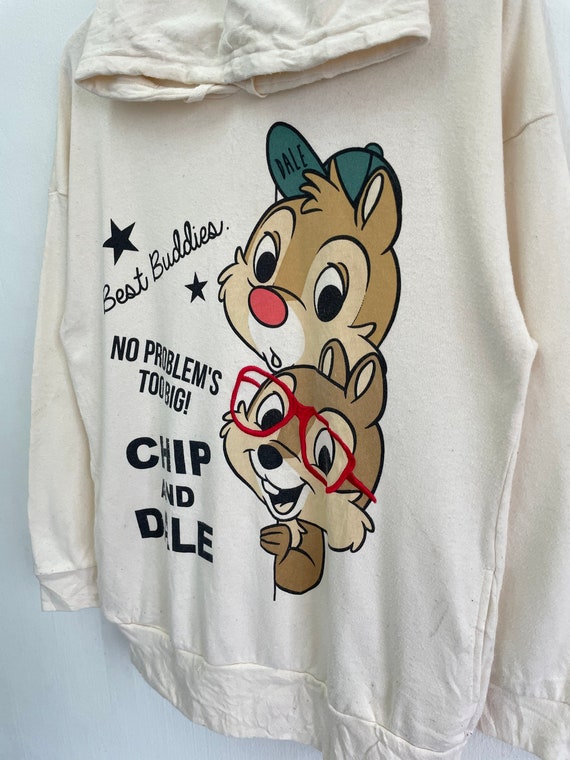 PICK!! Vintage Disney CHIP N DALE Hoodie Chip N D… - image 5