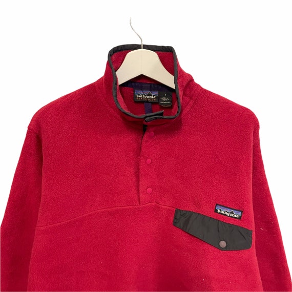 PICK!!! Vintage 90s Patagonia Fleece Sweater Pull… - image 4