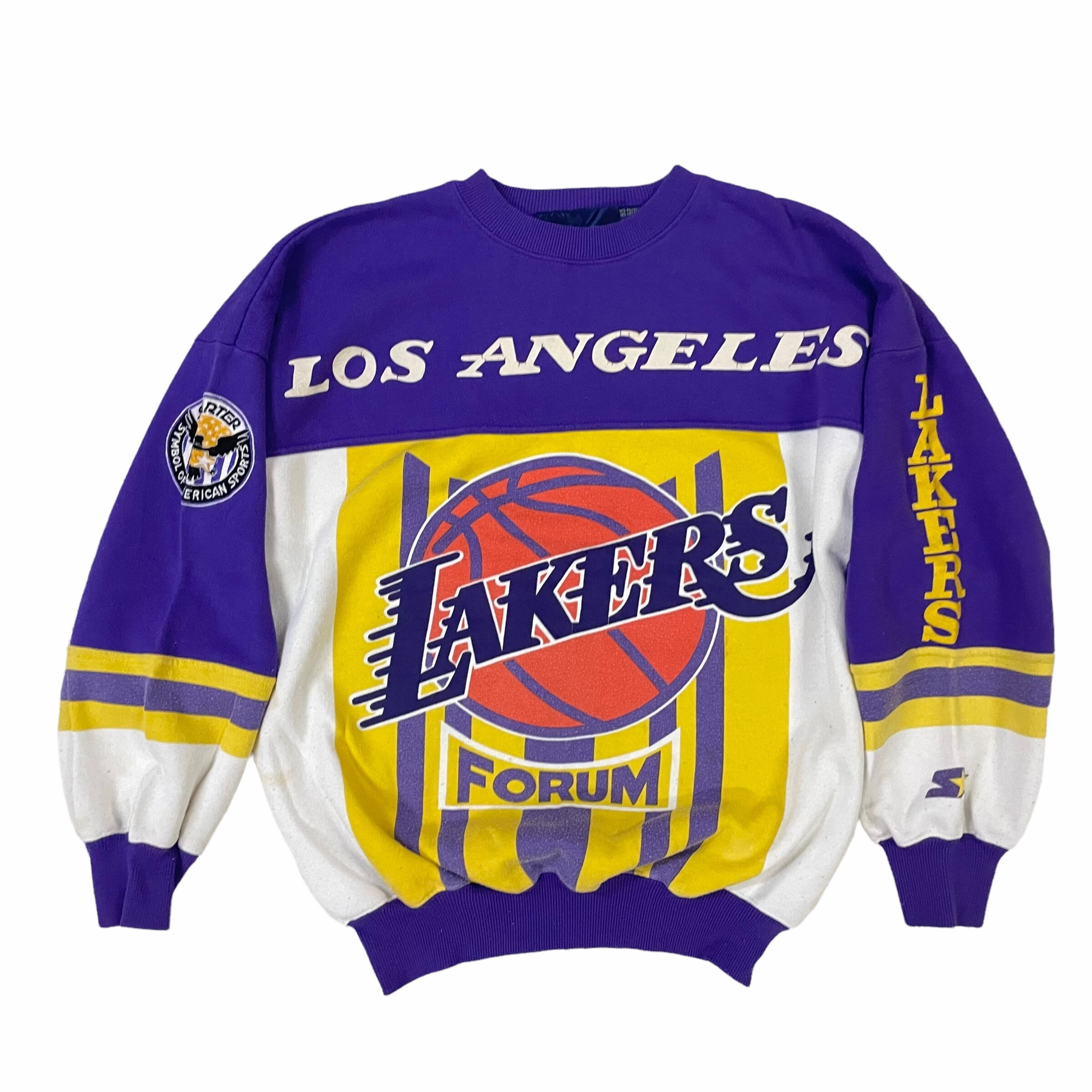 Todd Snyder x NBA Lakers Crewneck Sweatshirt - XS / SALT AND