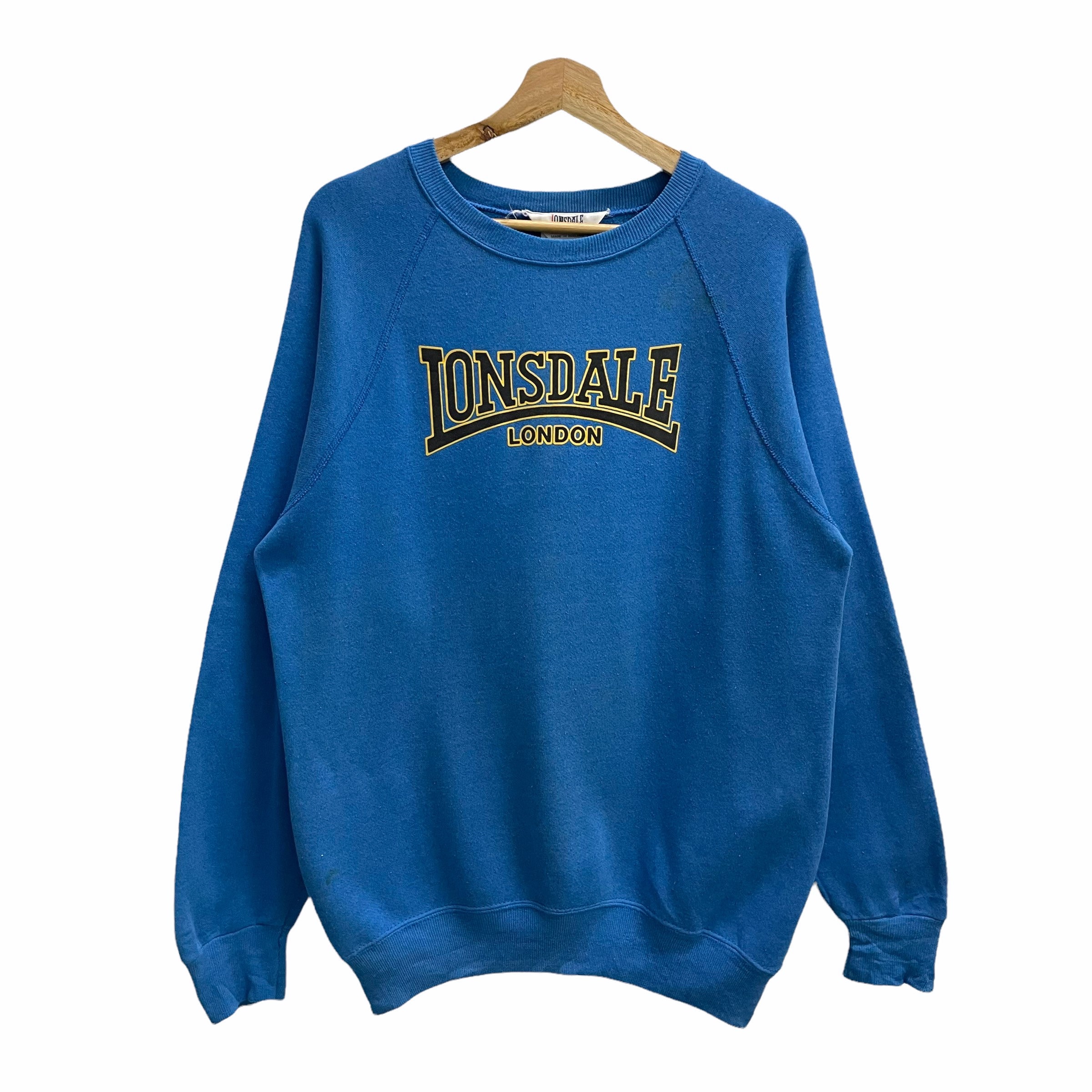raken zoom Darmen PICK Vintage Lonsdale Sweater Made in England Big Logo - Etsy Denmark