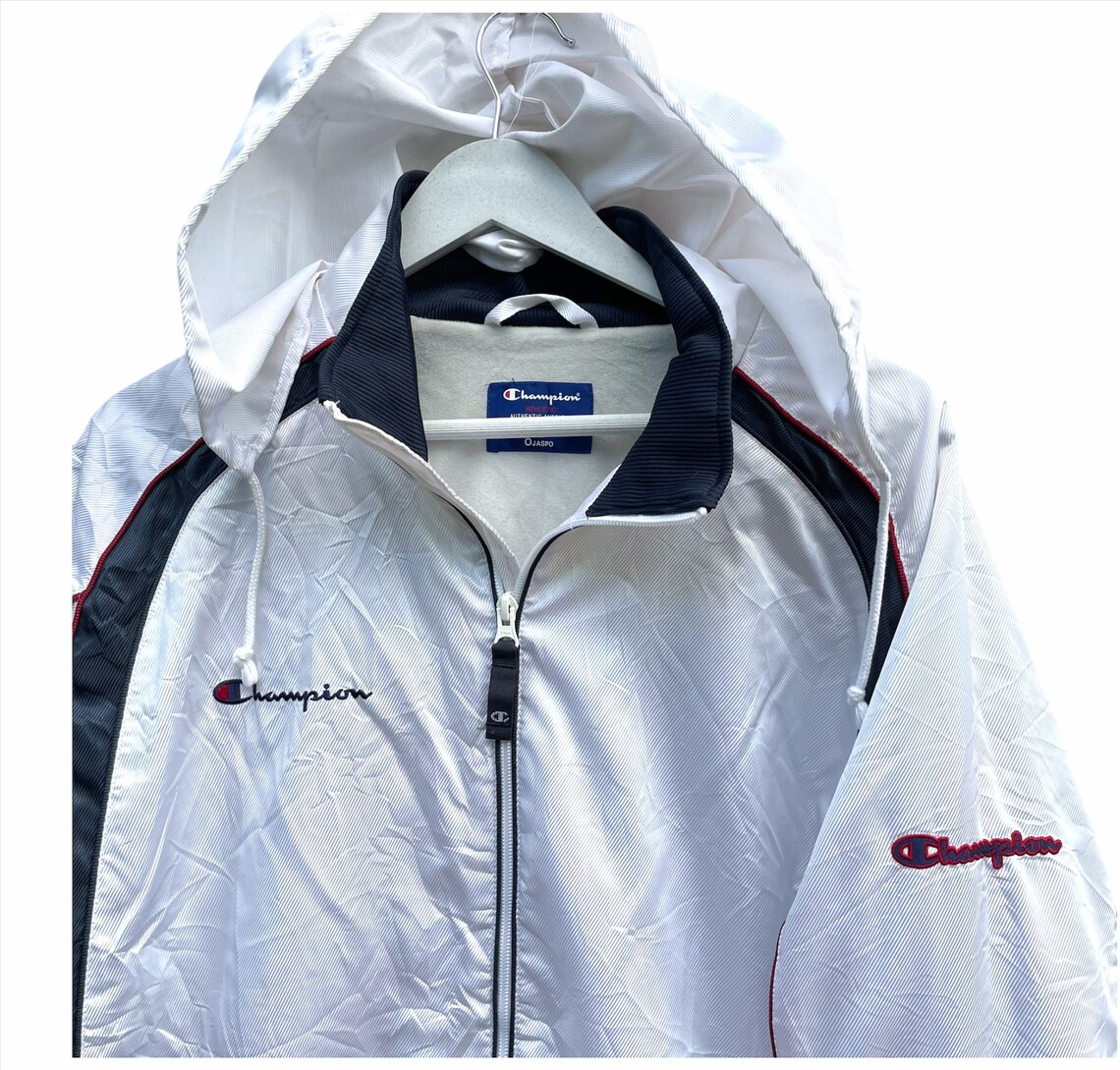 PICK Vintage Champion Rain Jacket Champion Sweater Fullzip Etsy